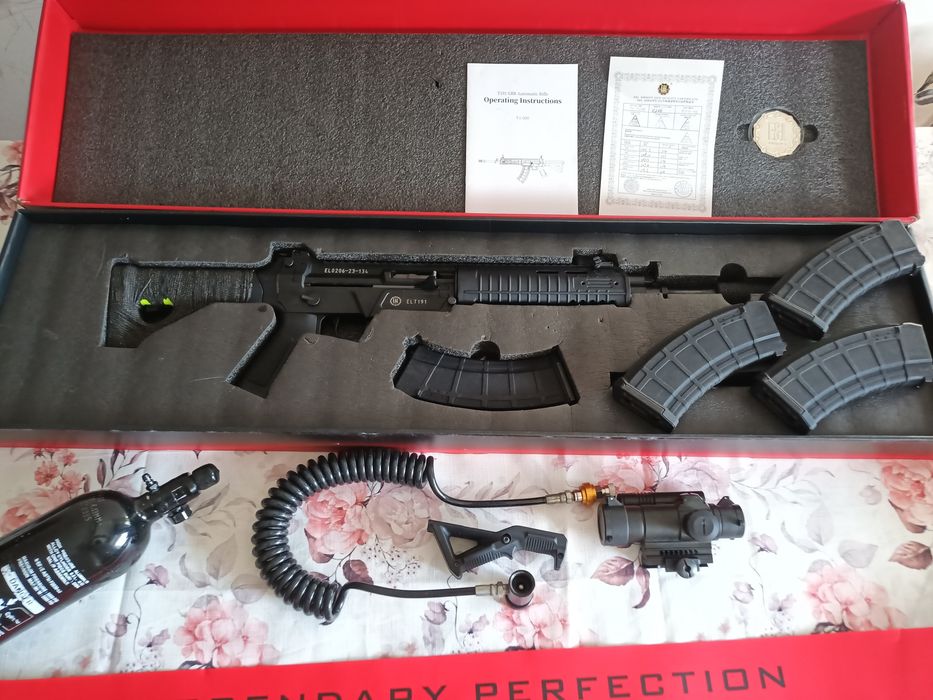 Réplica de Airsoft E&L G-190 GBBR dual power(CO2 ou HPA)