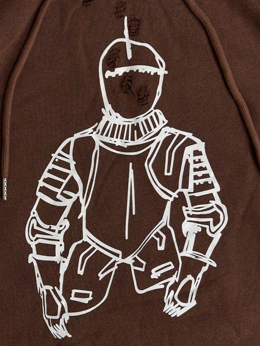 Худі Number (N)ine Knight теракотовий худи терракотовый кофта