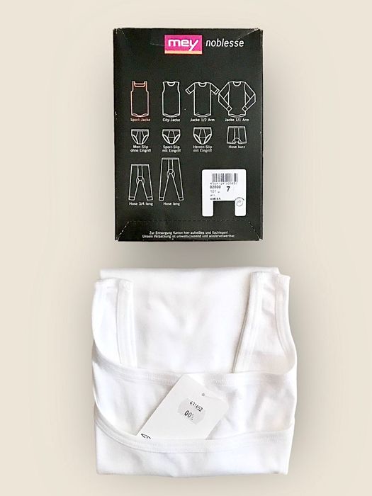 MEY, Майки чоловічі з преміальної перуанської 100% бавовни Pima Cotton