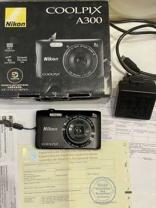 nikon coolpix a300 - купити фототехніку, відеотехніку - Ціна на OLX.ua