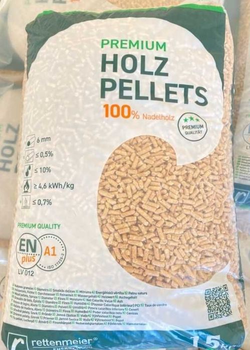 Pellet pelet A1 6mm certyfikat a1 en plus din plus