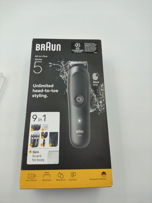 Trymer Brody Włosów Męski Braun Series 5 9w1 Wodoodporny 70min