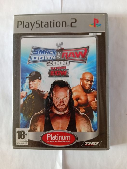 WWE SmackDown vs Raw 2008 (PS2) – Platinum