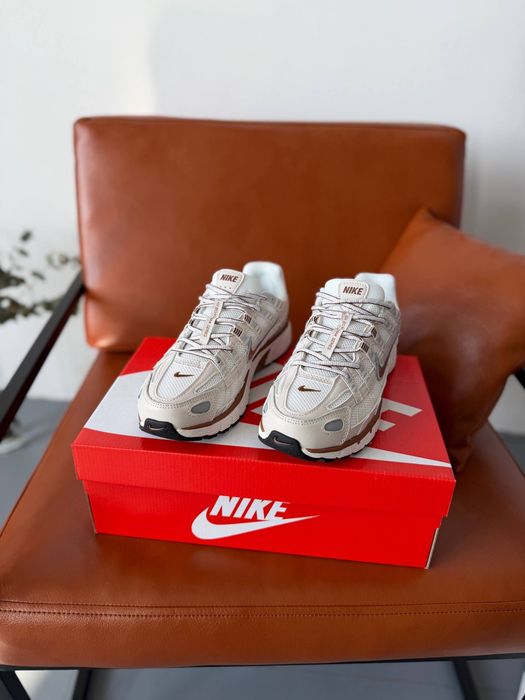 Кросівки жіночі Nike P-6000 White Elemental Pink та Beige Caramel Кроссовки женские