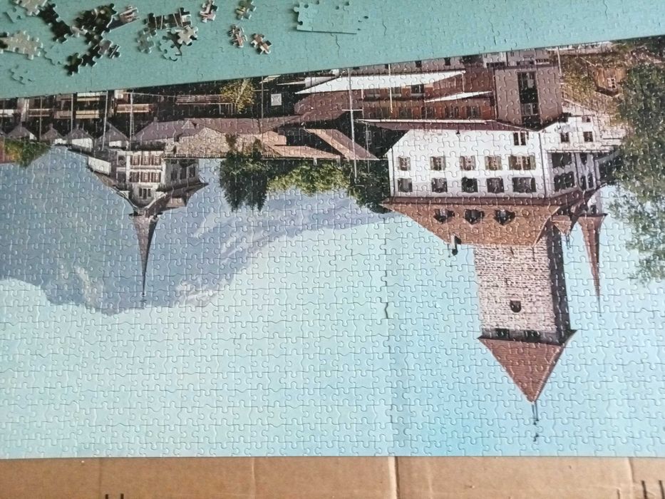 puzzle3000,,miasto nad woda,,brak2 elem