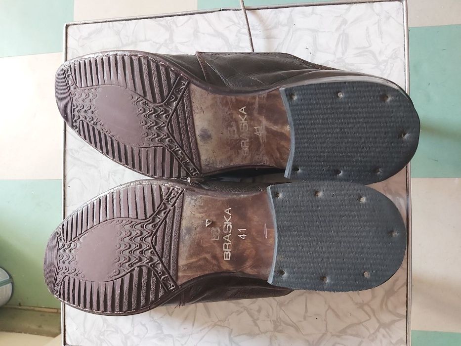 продам кожаные туфли фирмы Braska, Jiemаo