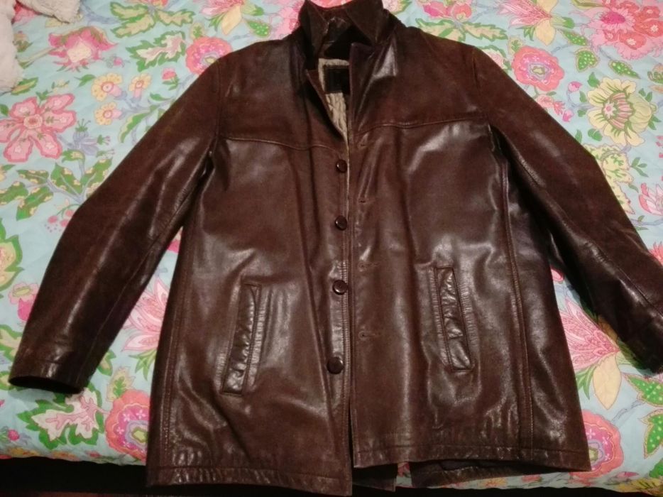 casaco couro\pele