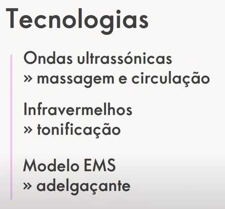 Aparelho de Cavitação Corporal