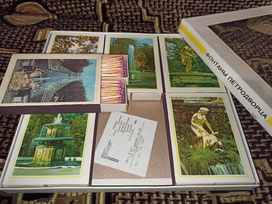 Продам сувенирный набор спичек