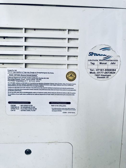 Кулер для воды Очиститель воды  ПУРИФАЙЕР Coway недорого  Срочно!