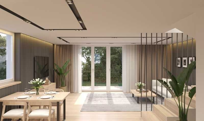 Dom 121,61 m² dla rodziny – garaż, ogród, 3 min do Barcina