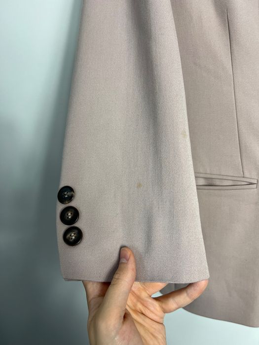 Jil Sander Dwurzędowa Marynarka pure new wool rare