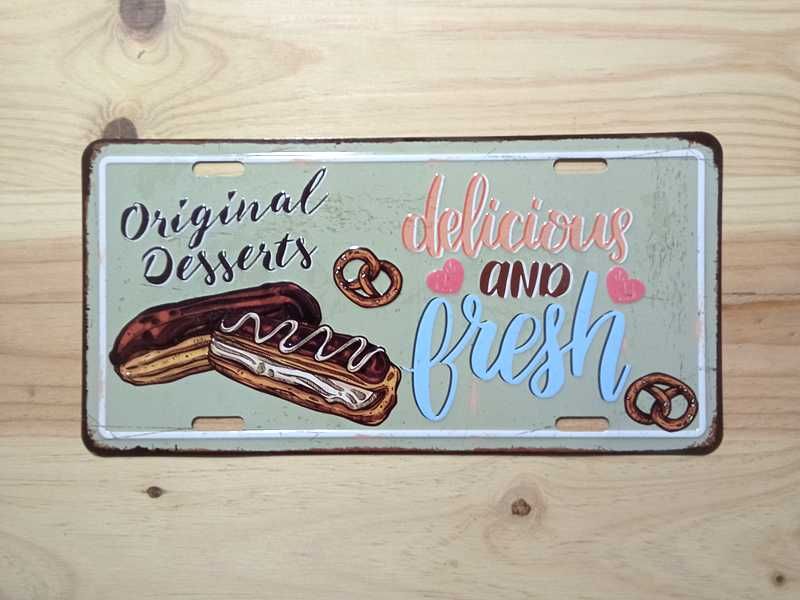 Placas de Metal Decorativas de Parede