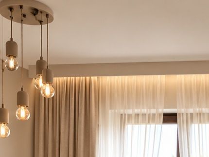 Żyrandol beton 5x E27