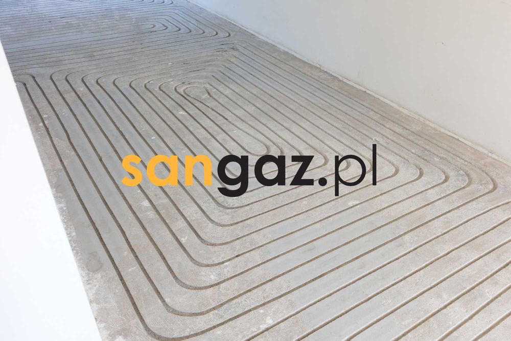 Bezpyłowe frezowanie pod ogrzewanie podłogowe, bruzdowanie wylewek