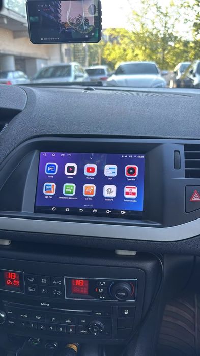 Rádio Android Citroen C5 X7 2008 a 2017 7" 2/32GB CarPlay Android Auto (Novo)