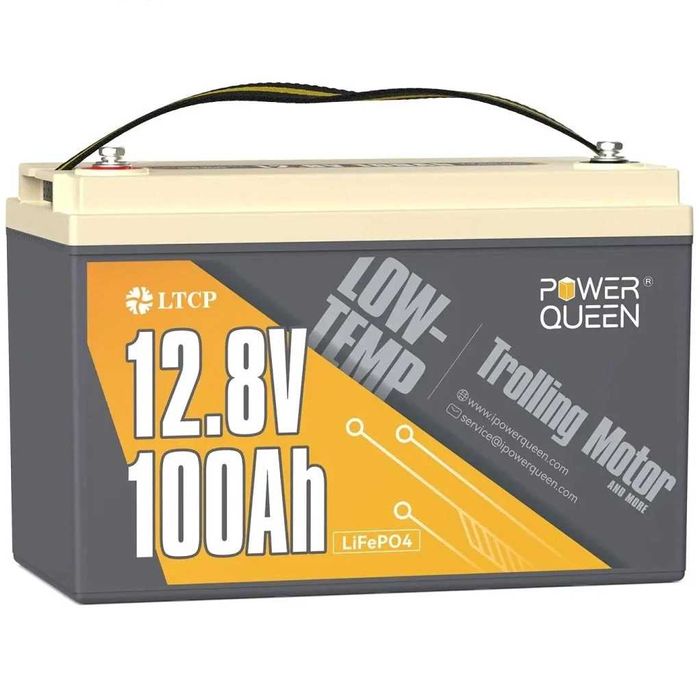 Акумулятор LiFePO4 PowerQueen 12V 100Ah Low Temp Protection (BMS 100A)