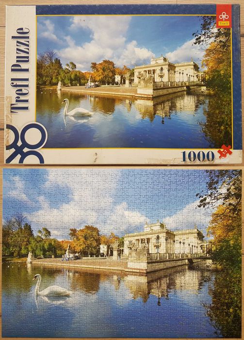 Puzzle 1000 - 1500 - zestaw - 9 kompletów