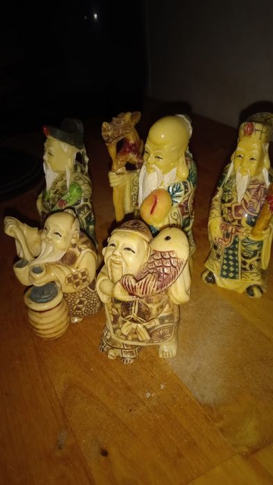 Conjuntos de cha chines e budas