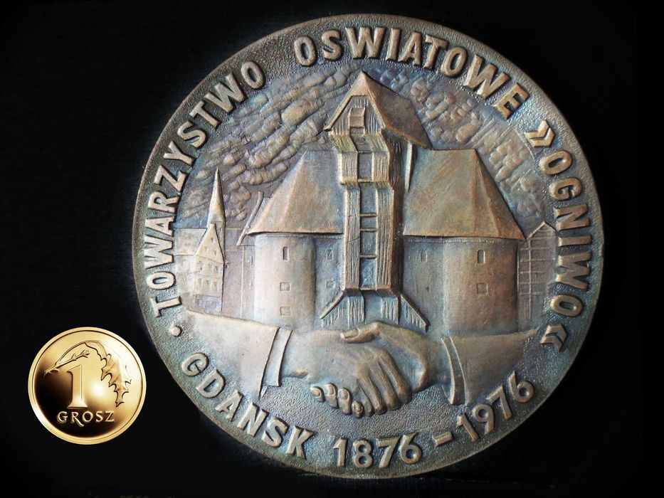 Medal pamiątkowy "OGNIWO" 1976 Gdańsk Polska PRL (M57)