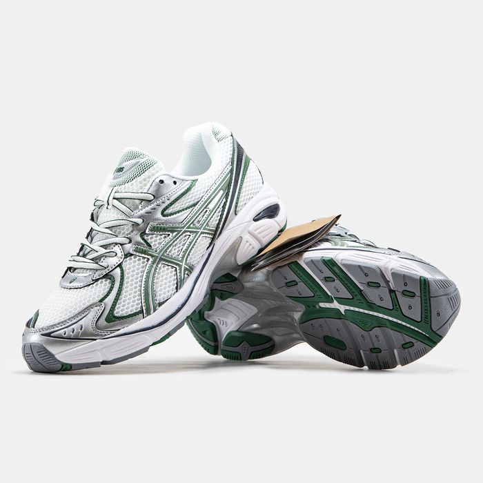 Кросівки Кроссовки Asics GT-2160 біло зелені Белый Зелёный White Кросовки повсякденні