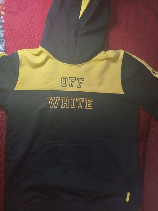Стильное мужское худи в стиле Off-White, размер XS