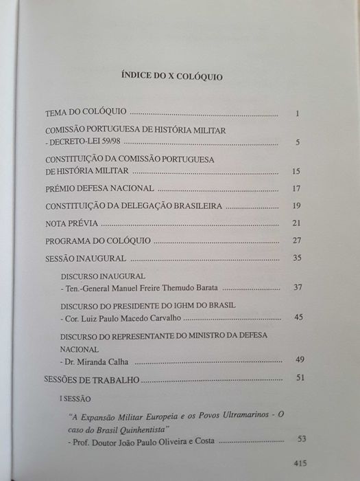 Construção do Brasil/ Raízes Medievais/ Relações Militares