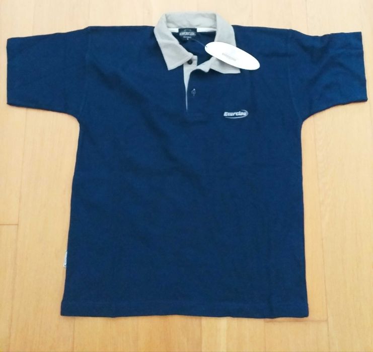 T-shirt/polo Exercise azul, original, novo