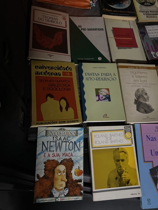 Lote de 40 livros filosofia, política etc