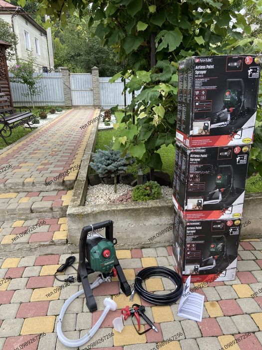 Фарбопульт, пульверизатор, покрасочник, Parkside PAFS 550 A1