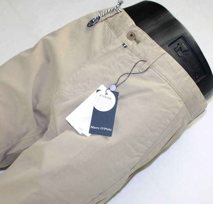 Męskie spodnie Marc O'Polo -Vernik -Chino jasny beż nowe oryg. W32/L34