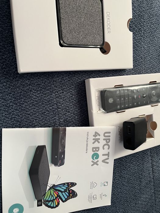 Dekoder UPC STP Apollo IP 4K – stan bardzo dobry + 2 piloty
