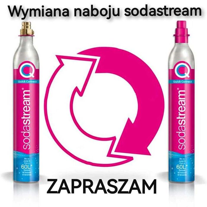 SODASTREAM, Dwutlenek węgla, CO2 425g, Quick Connect. Dowóz