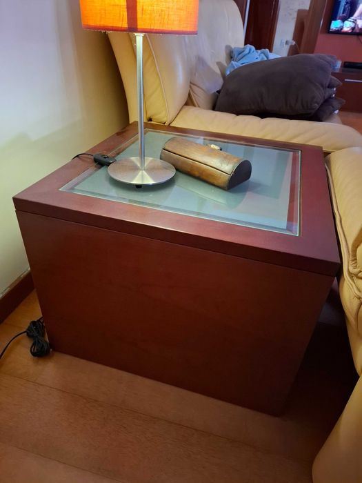 Móvel bar de sala, cerejeira