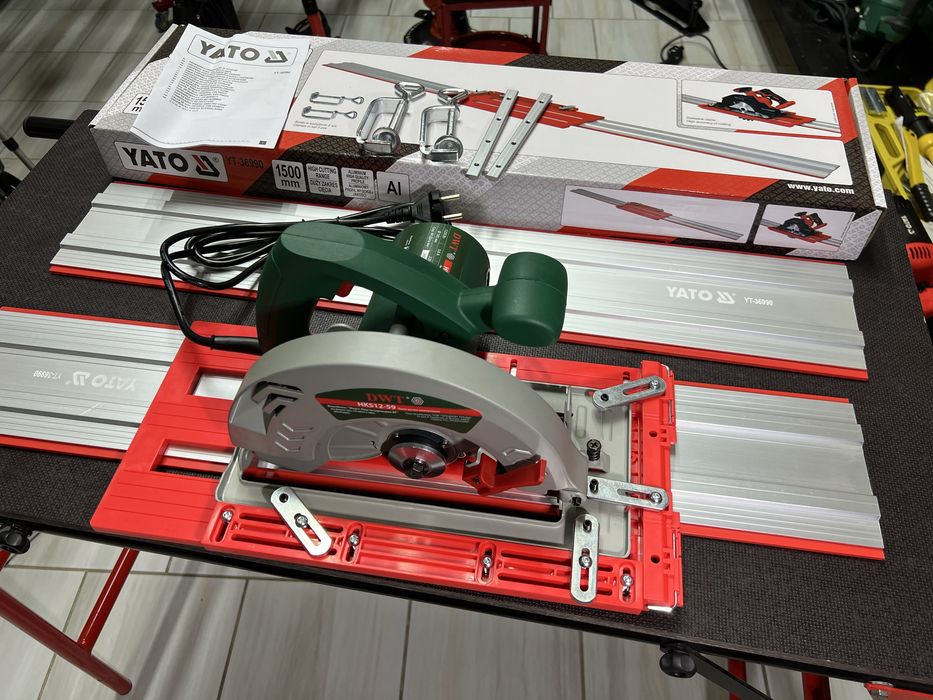 Универсальная шина для дисковой пилы и плиткореза Yato 1500 мм