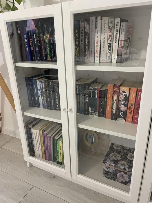 Regal Billy drzwi Oxebert witryna na ksiazki lub naczynia