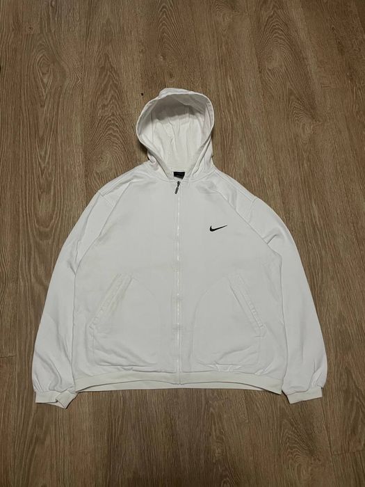 Білосніжна зіпка Nike кофта зіп худі