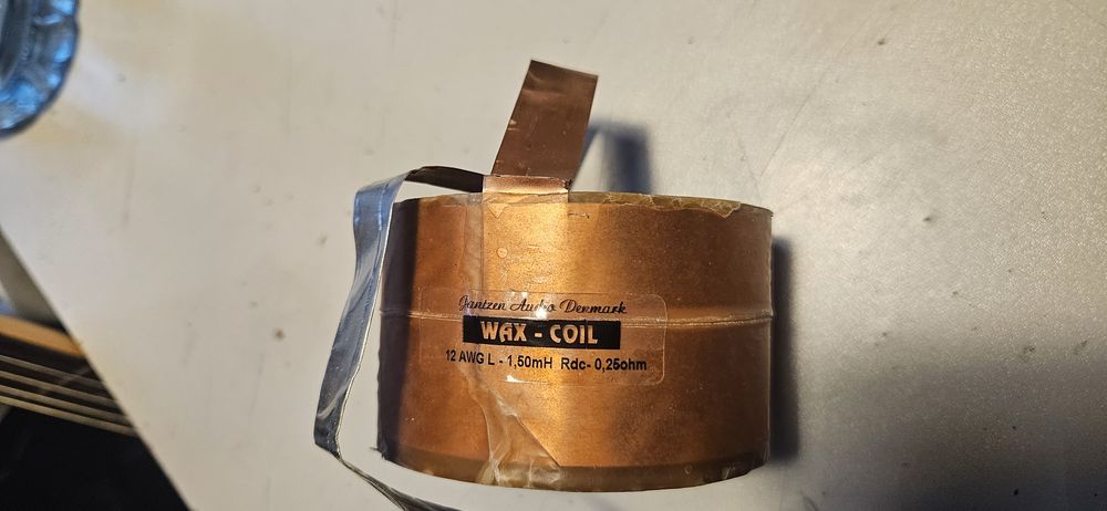 2szt Cewki audio Wax-Coil 1,5mH 0,25Ohm