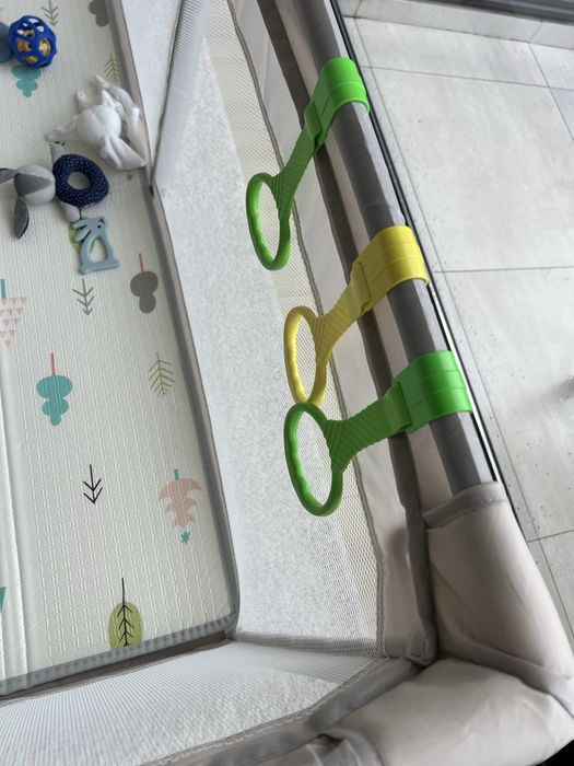 ZEEBABA Extra Large Baby Playpen Parque infantil 150x150, inclui tapete almofadado
