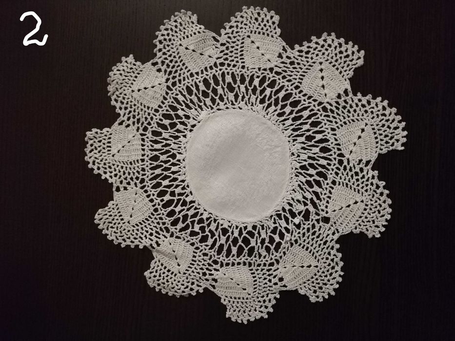 Conjunto de vários panos bordados