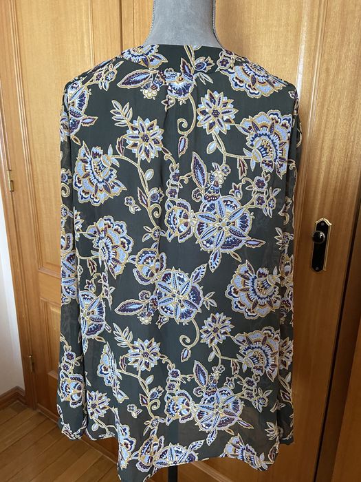 Blusa com folhos da Zara