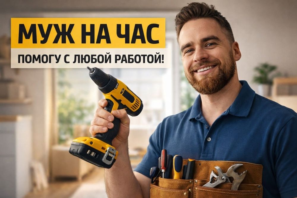 Муж на час. Мастер по дому.