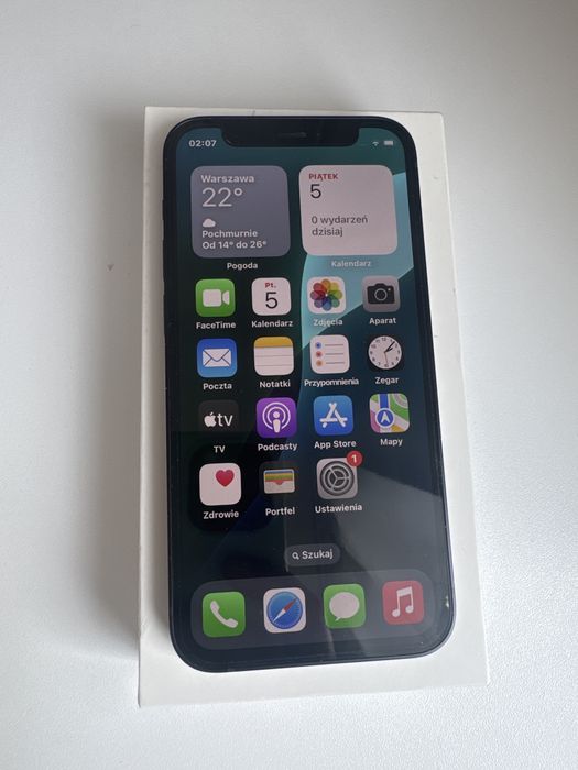 Iphone 12 mini stan bardzo dobry . Black, 64Gb