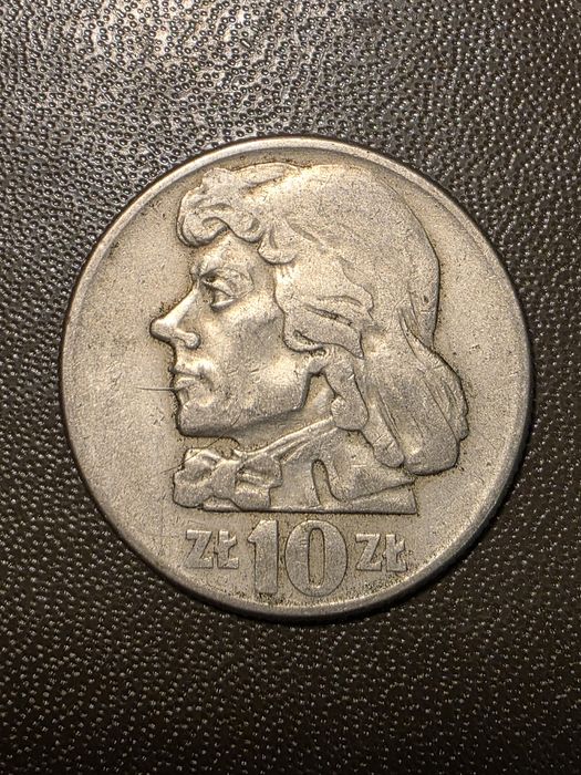 Moneta z wizerunkiem Tadeusza Kościuszko 1960 roku nominał 10 zł