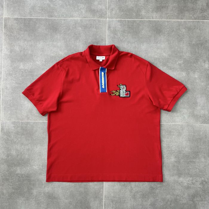чоловіча футболка-поло Lacoste Contrast Placket розмір XXL