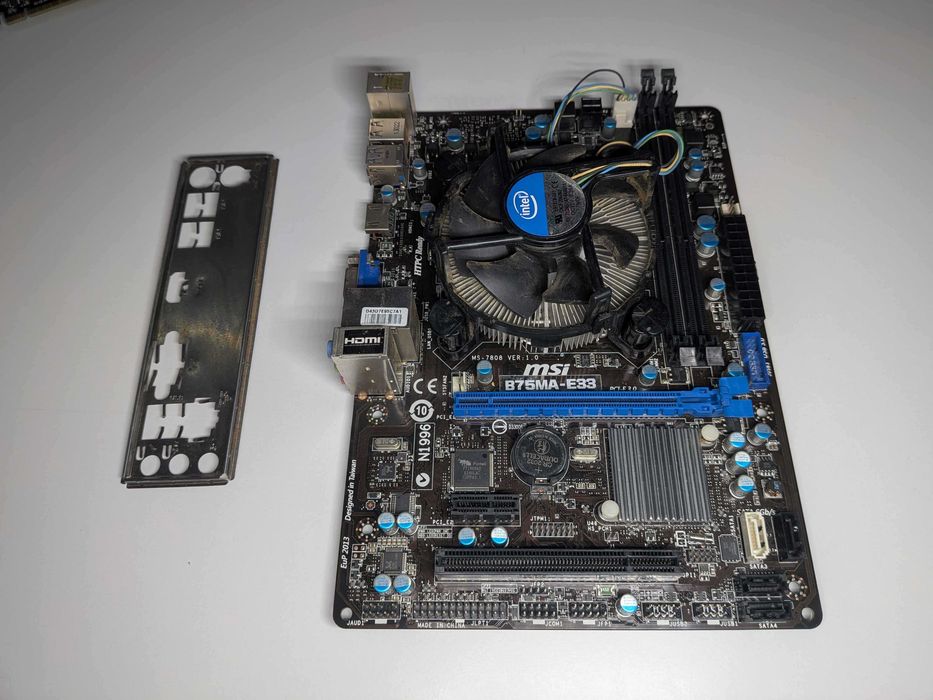 Zestaw MSI B75MA-E33 + i5-3470 + 8 GB RAM + GT 610 2 GB