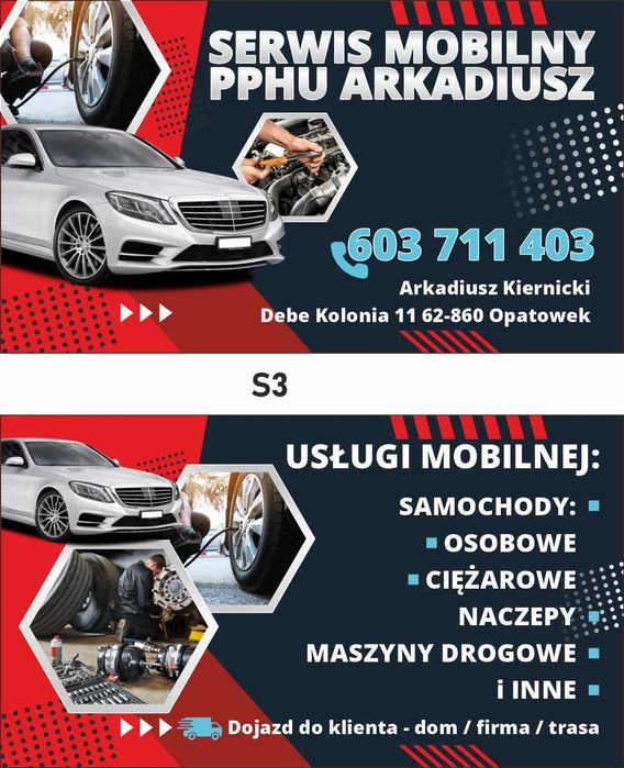 Mechanik mobilny ciezarowe,naczepy.maszyny drogowe.