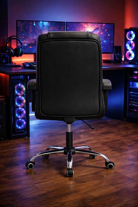 Fotel biurowy krzesło do biura obrotowe NOWE PRO ekoskóra PROMOCJA