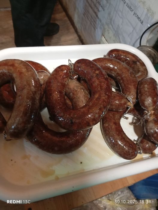 Домашняя печеночная колбаса