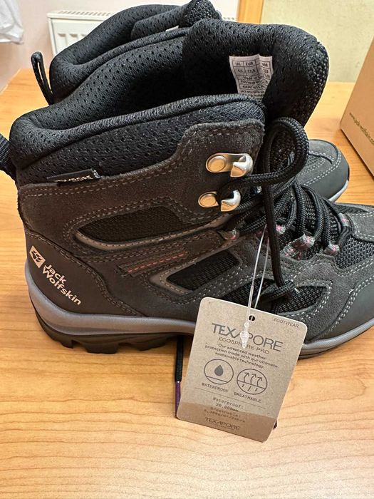 Jack Wolfskin Damskie Buty Outdoorowe Vojo 3 Texapore Mid W Dark Steel